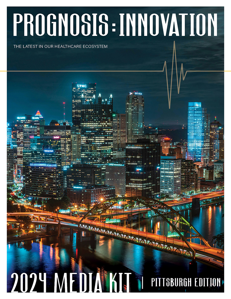 Prognosis Innovation media kit cover: Pittsburgh skyline