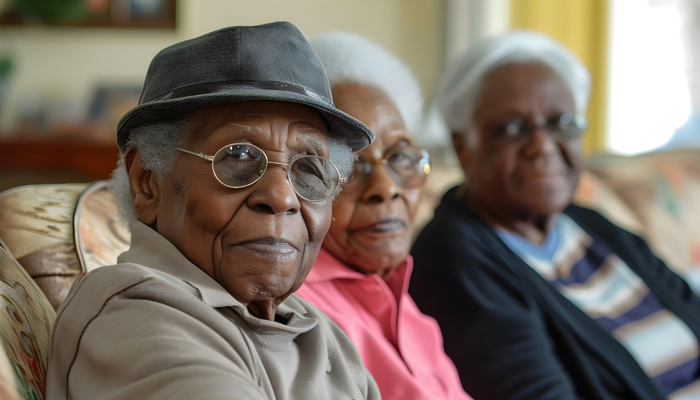 Seniors in home environment