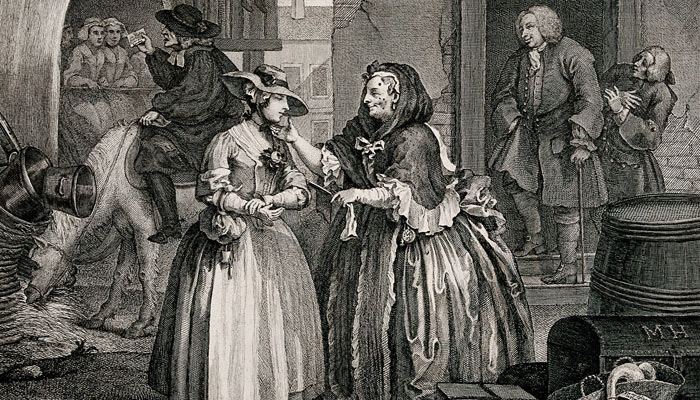 Syphilis engraving by William Hogarth