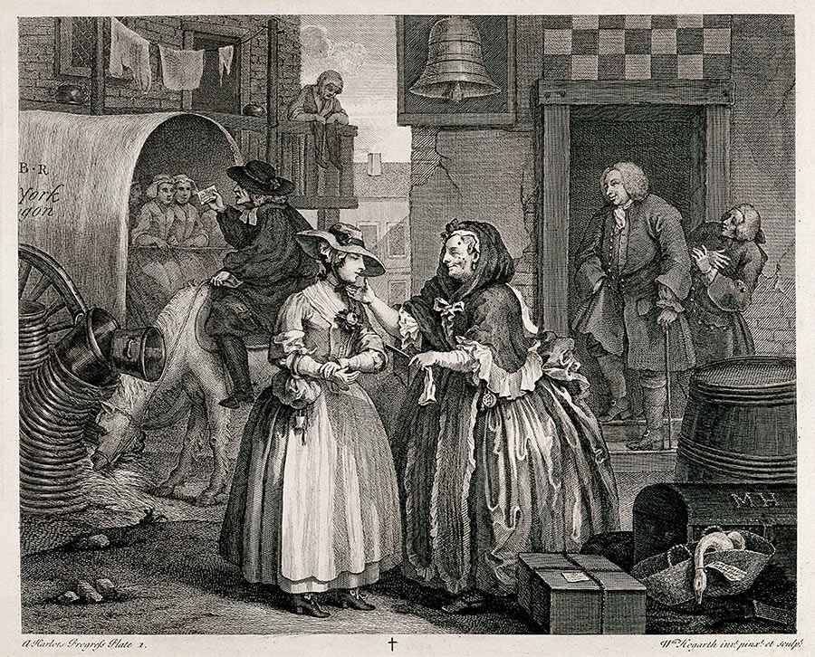 syphilis engraving by William Hogarth